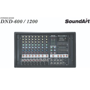 DND-1200 / DND1200 / 사운드아트 / 앰프내장 믹서 / 10채널 파워드믹서 1200W / DND 1200